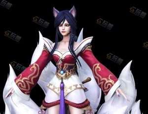 九尾阿狸Blender模型