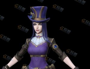 凯特琳Blender模型