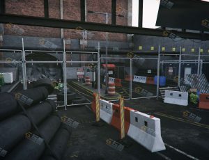 倒塌破损隧道Blender场景模型