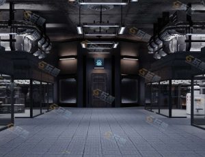 克隆人生产室Blender场景模型