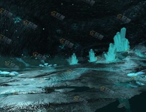 幽暗水晶洞穴Blender工程源文件
