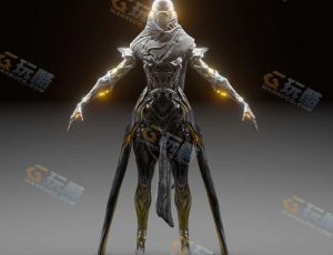 概念机器人Blender模型