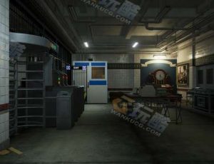 老式地铁站Blender工程源文件