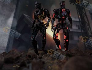 终结者Blender模型