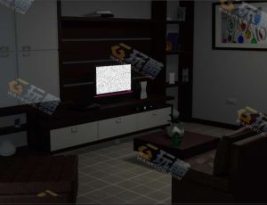 普通客厅Blender工程源文件