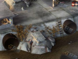 荒废下水道管理区场景工程模型