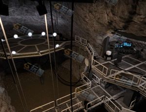 山洞基地研究所场景工程模型