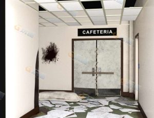 凶杀案现场场景工程模型