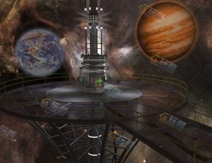 超级宇宙空间站场景工程模型