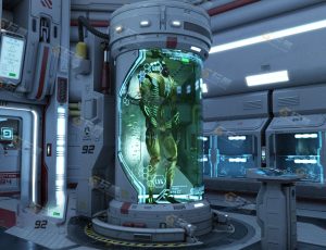 科技高级生物研究室场景工程源文件