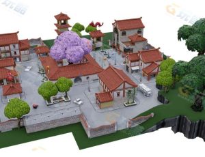 卡通大场景3工程源文件