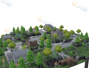 卡通大场景1工程源文件