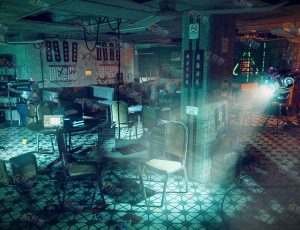 赛博朋克老式香港饭店Blender工程源文件