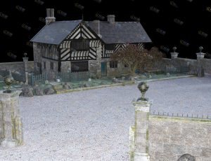 老式别墅场景工程模型