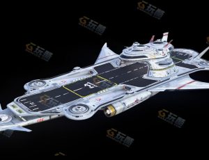 超级科技航空母舰模型