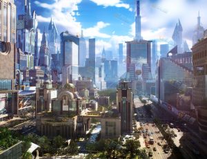 玩酷CG网—科幻未来时尚建筑模型