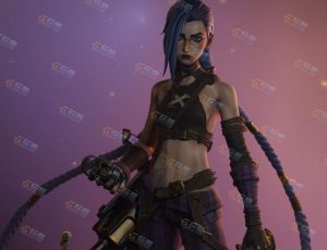 双城之战高精度金克斯模型