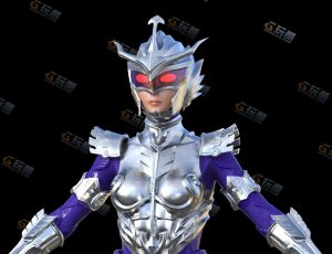 科技铠甲战士模型