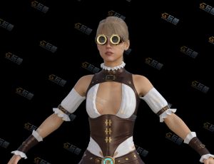 蒸汽朋克女孩模型