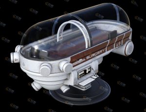 科技改造舱模型