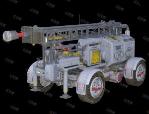 科技工程车模型