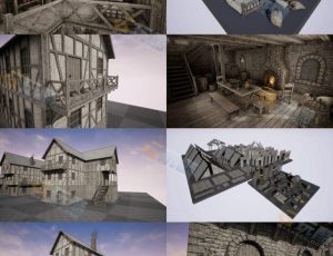 UE5工程文件—中世纪模型包