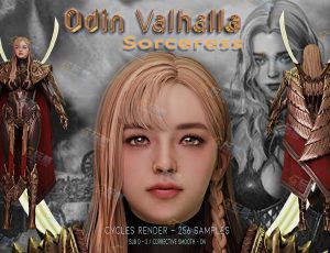 奥丁英灵殿崛起女巫模型