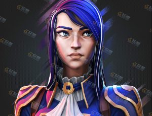 Blender全流程制作凯特琳建模渲染视频教程