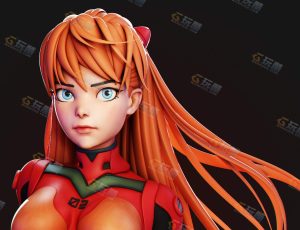 Blender全流程制作明日香建模绑定渲染视频教程