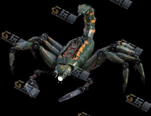 科幻硬表面蝎子模型