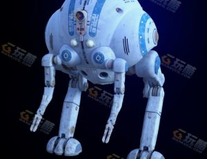 探测勘测机器人模型