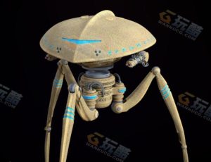 蜘蛛式战斗机器炮模型