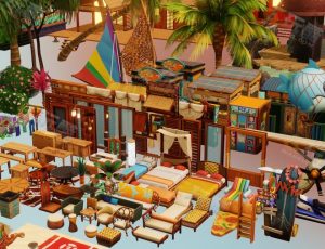 岛屿生活Blender资产库