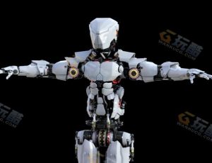 科幻改造机甲人模型