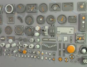 工业零件Blender资产库