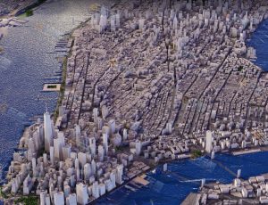 纽约地区地图景观场景工程源文件