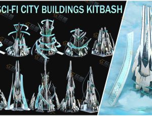 新科幻建筑Blender资产库