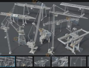 起重机 Blender资产库