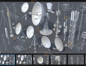 天线零件2 Blender资产库