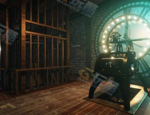 复古钟塔楼工程源文件