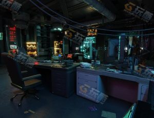 高科技赛博朋克房屋工程源文件