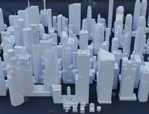 摩天大楼4 Blender资产库