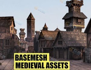 中世纪房屋Blender资产库