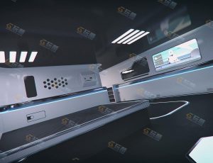 科技科幻实验室场景工程模型