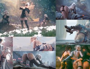 首发！超高精度CG电影级小姐姐Blender工程源文件