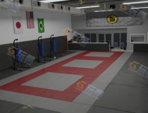 柔道馆工程模型