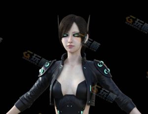 科技未来女骇客模型