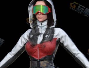 滑雪运动员模型