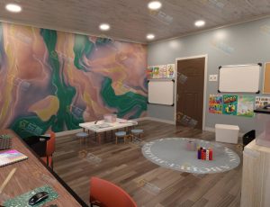 手工课室模型工程源文件