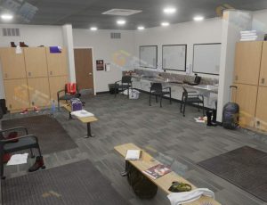 表演中心更衣室场景工程源文件